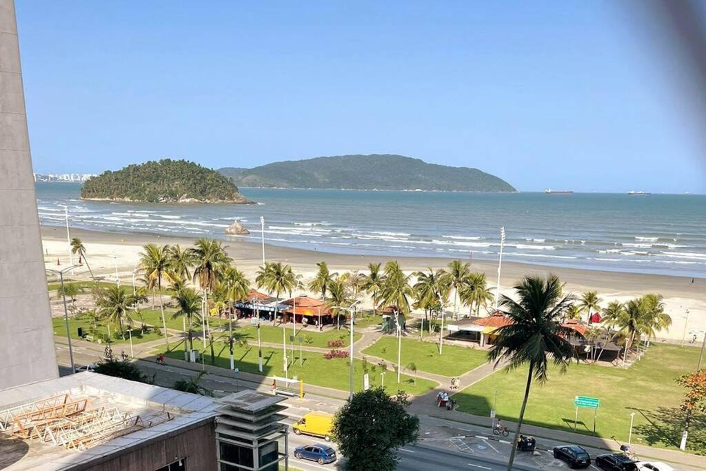 Vista Mar, Moderno Para Relaxar. Apto Completo ! São Vicente Dış mekan fotoğraf